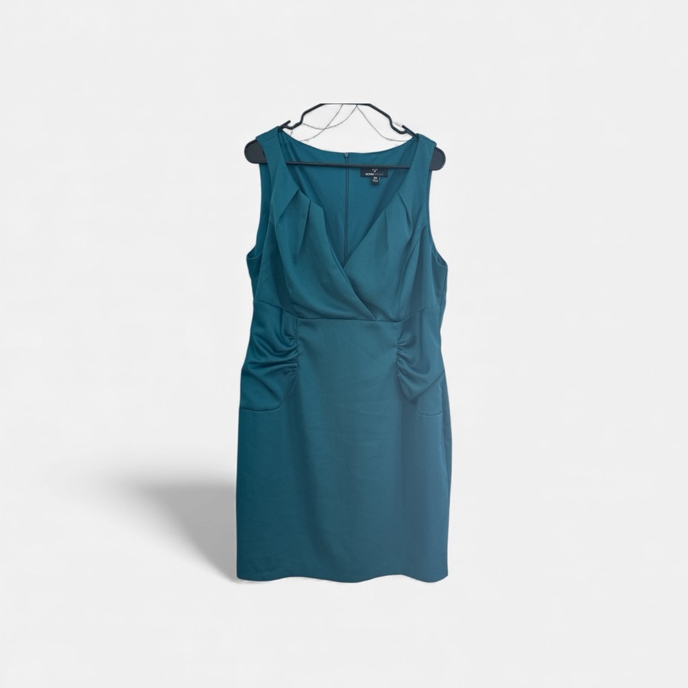 Ronni Nicole Teal Sleeveless Mini Dress